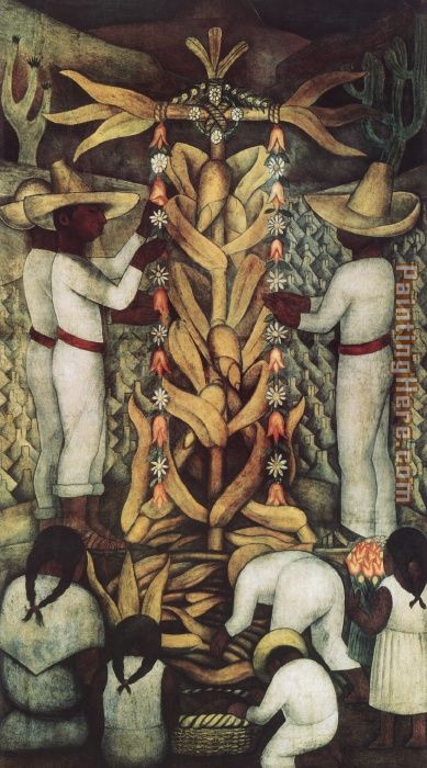 Diego Rivera Corn Festival, (La Fiesta del Maiz)